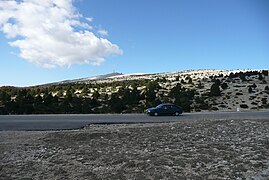 Vue sur le sommet après le chalet Reynard.