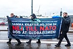 NMR i en anti-Nato-demonstration i Stockholm 2024.