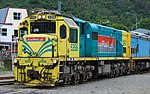 A KiwiRail train at Picton in 2010