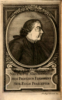 Porträtt av Nicola Antonio de Martino, 1780.