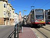 A train at Judah and 16th Avenue, 2019