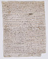 Testament de Philippe Auguste rédigé par Guérin, en 1222