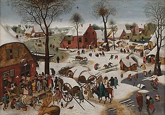 Census in Bethlehem (±1605-1610), Pieter Brueghel the Younger