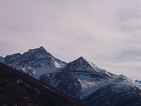 Vue de la pointe Rognosa de Sestrière.