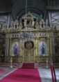 The iconostasis inside the Bulgarian St. Stephen Church