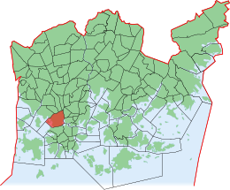 Taka-Töölö – Localizzazione