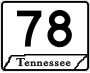 State Route 78 marker