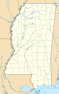 Map of Mississippi showing the location of the University of Mississippi Field Station