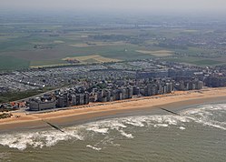 Aerial view of Westende