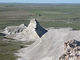 Vue depuis le sommet de la butte.