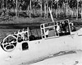 The wrecked TBF of Ens. Earnest on Guadalcanal, November 1942