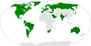 Worldwide Xbox Live availability map