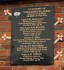 War Memorial at Headingley Stadium