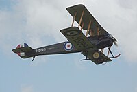 Avro 504K at the Shuttleworth Collection. This was the first aircraft type that No. 74 (Training Depot) Squadron operated in 1917.