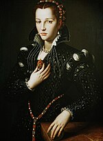 Portrait de Lucrèce de Médicis, par le Bronzino : le modèle présumé de My Last Duchess.