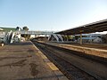 Bahnsteig hinter dem historischen Hauptgebäude