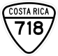 National Tertiary Route 718 shield}}