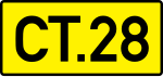 CT.28 Expressway shield}}