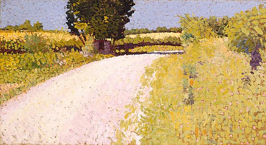 Chemin de campagne (vers 1886), musée d'art d'Indianapolis.