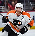 Claude Giroux played fifteen seasons for the Flyers and was the longest serving captain in team history.