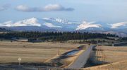 View of South Park along U.S. Highway 285 looking east toward the Front Range