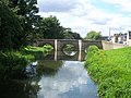 The Old Bridge in The Deepings, crossing the River Welland Lincolnshire / Soke of Peterborough, UK