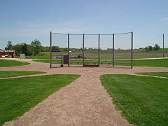 View from the pitcher's mound, 2009