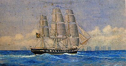 Frigate Nictheroy, 1823