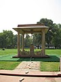 The Martyr's Column at the Gandhi Smriti in New Delhi, marks the spot where he was assassinated