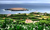 Topo Islet (background) off the coast of São Jorge