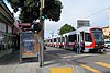 A train at the former Irving and 7th Avenue stop, 2019