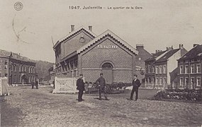 La gare de Juslenville, anno 1900.