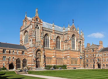 The exterior of Keble College Chapel