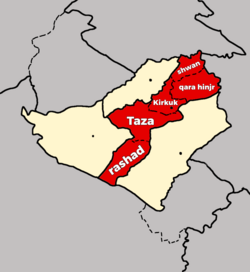 Kirkuk District in Iraq