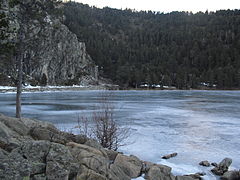 Lac de Balcère à proximité des Angles.