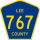 County Road 767 marker