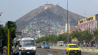 Primeras cuadras de la avenida Abancay