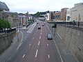 Looking down the A690 at Durham