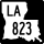 Louisiana Highway 823 marker