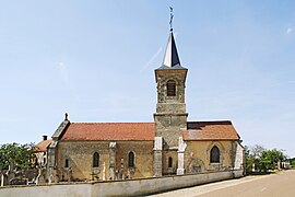 The church in Mauvilly