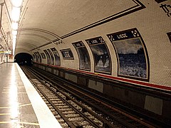 Vue d'ensemble de la demi-station sud, en juillet 2008.