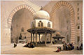 لوحة فنية قديمة للمسجد