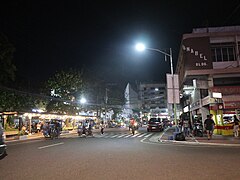 Naga City proper, Elias Angeles night view