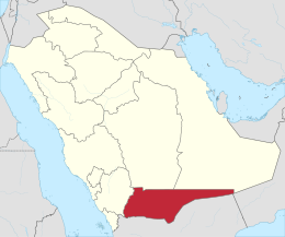 Provincia di Najran – Localizzazione