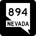 State Route 894 marker