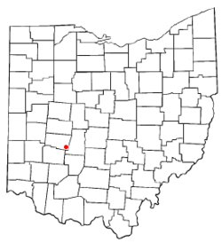 Location of South Charleston, Ohio