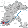 Lage der Gemeinde Obermarchtal im Alb-Donau-Kreis