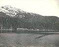 Cannery and village of Orca, about 3 miles (4.8 km) northeast of present-day Cordova, E.S. Curtis, June 1899