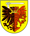 Coat of arms of Tuchola County.