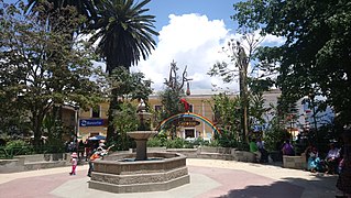 Place Manuel Victorio Gracía Lanza, place principale de Coroico.